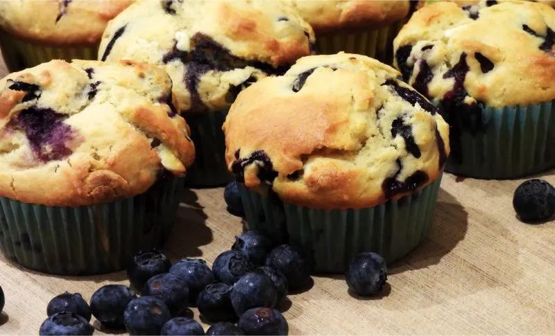 Blueberry & White Chocolate Muffin