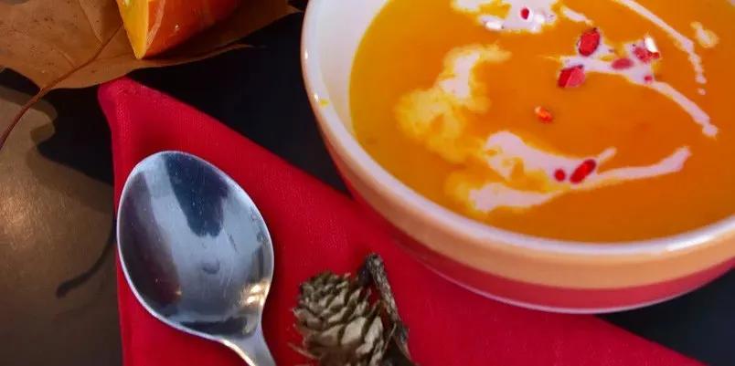 Spicy Butternut and Sweet Potato Soup